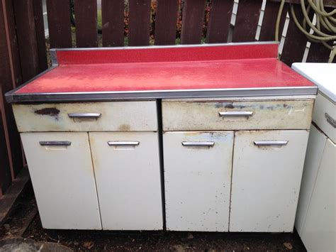 steel retro kitchen cabinets|refinished vintage metal kitchen cabinets.